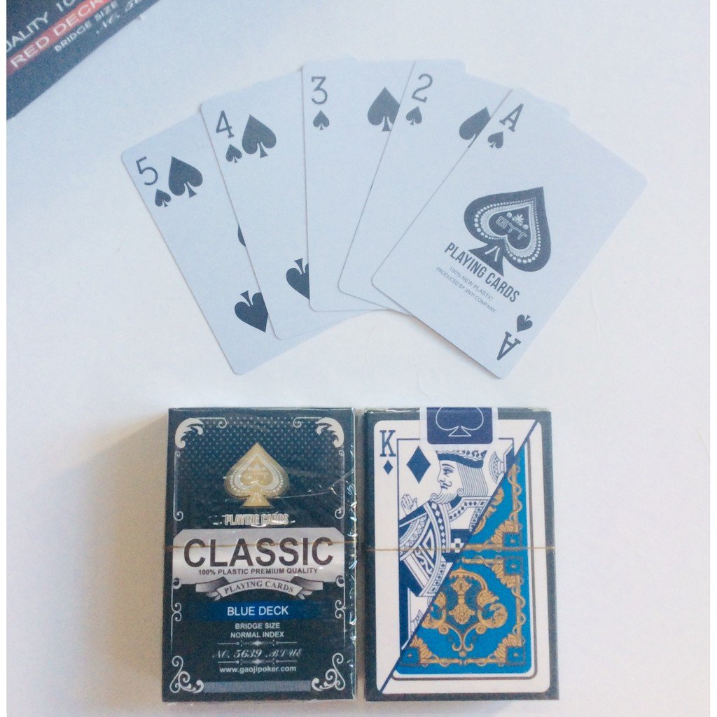 BN 7, Bộ bài tây nhựa Classic bền đẹp chống nước 100% Plastic - Ảnh 6